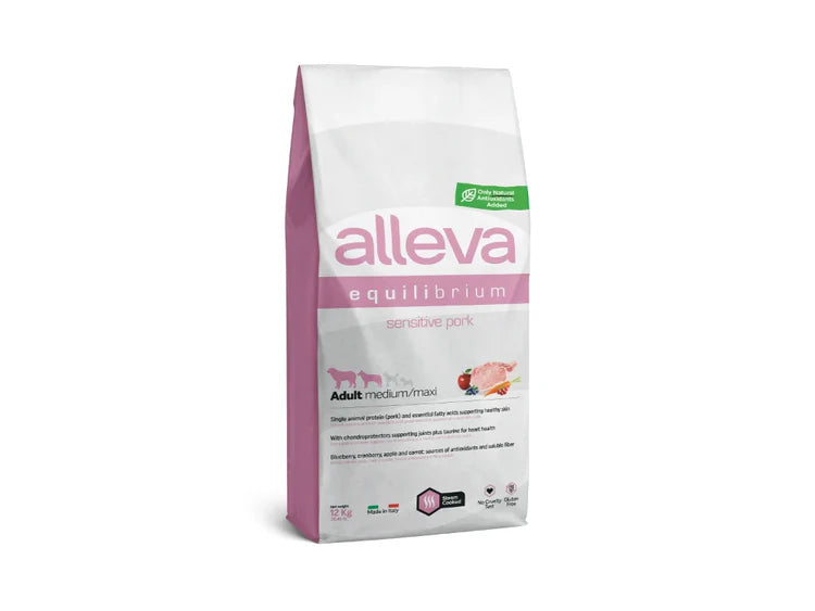 Crocchette per Cani Equilibrium Sensitive – Adult All Breeds | Maiale ALLEVA