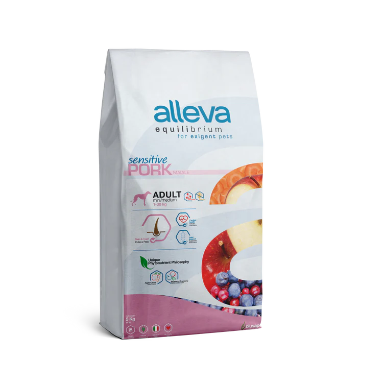 Crocchette per Cani Equilibrium Sensitive – Adult All Breeds | Maiale ALLEVA